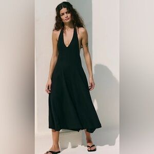 *NWOT* Free People Beach Reese Linen Culotte One-Piece Jumper Romper